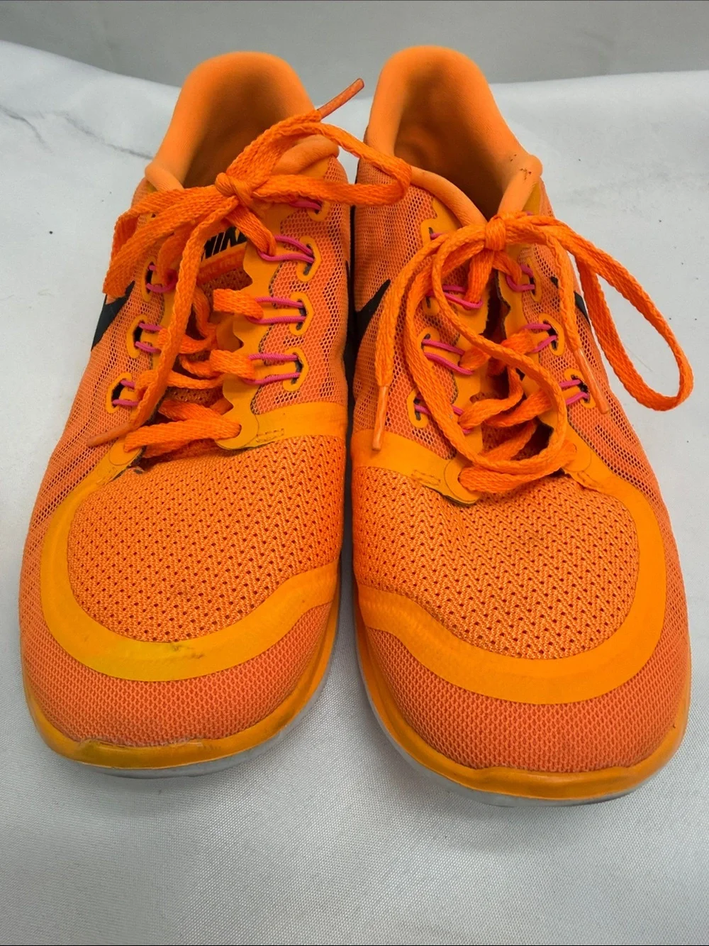 Nike Orange and Black Women’s Athletic Sneakers